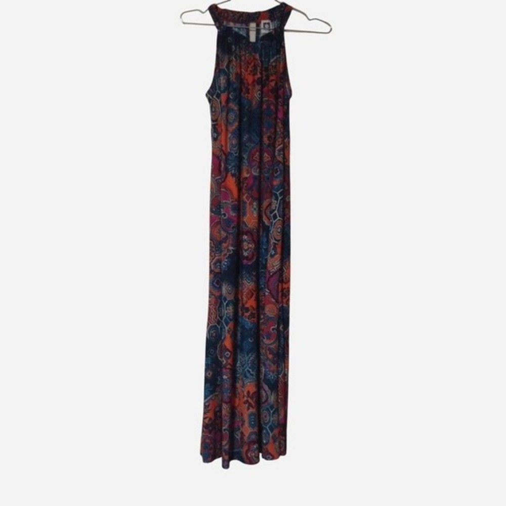 Anne Klein multicoloured maxi dress with a boho vibe Size 6